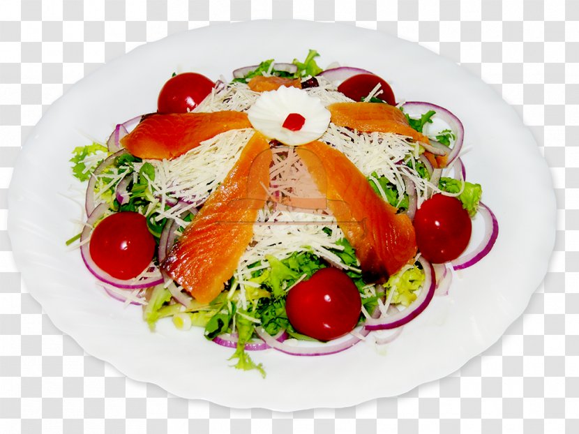 Hors D'oeuvre Smoked Salmon Carpaccio Canapé Plate Transparent PNG