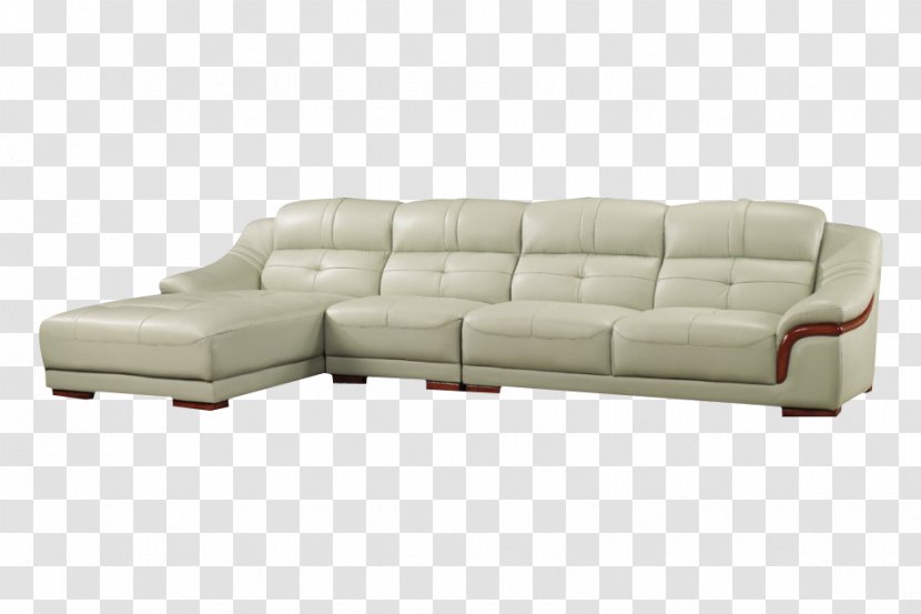 Couch Furniture Chaise Longue Leather Textile - Factory Outlet Shop - White Sofa Transparent PNG