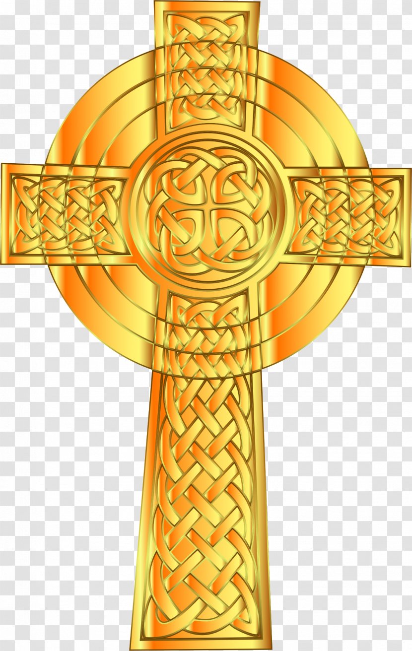 Celtic Cross Christian Crucifix Clip Art - Artifact - Catholic Transparent PNG