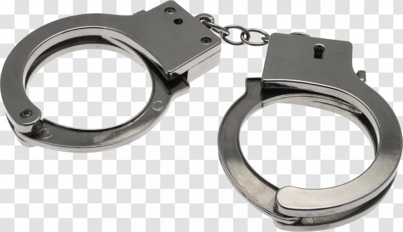 Handcuffs Police Officer Arrest - Hardware Accessory Transparent PNG