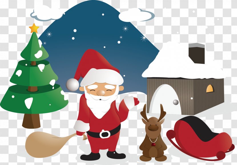 Santa Claus Christmas Illustration - Scalable Vector Graphics - Creative Transparent PNG