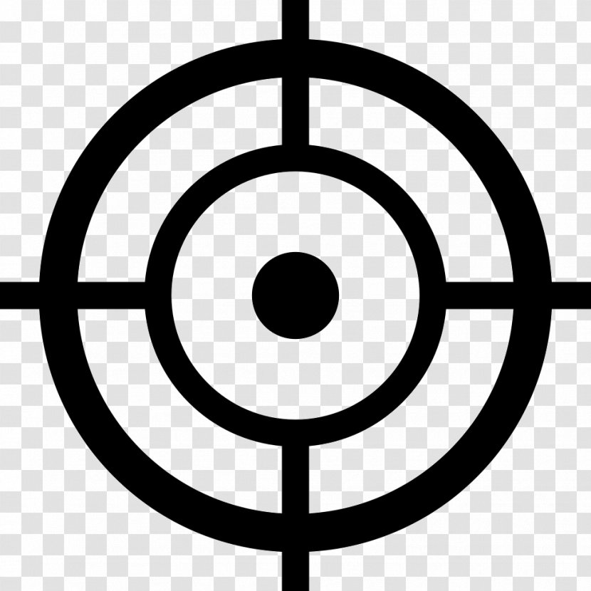 Reticle Shooting Target Telescopic Sight - Symmetry Transparent PNG
