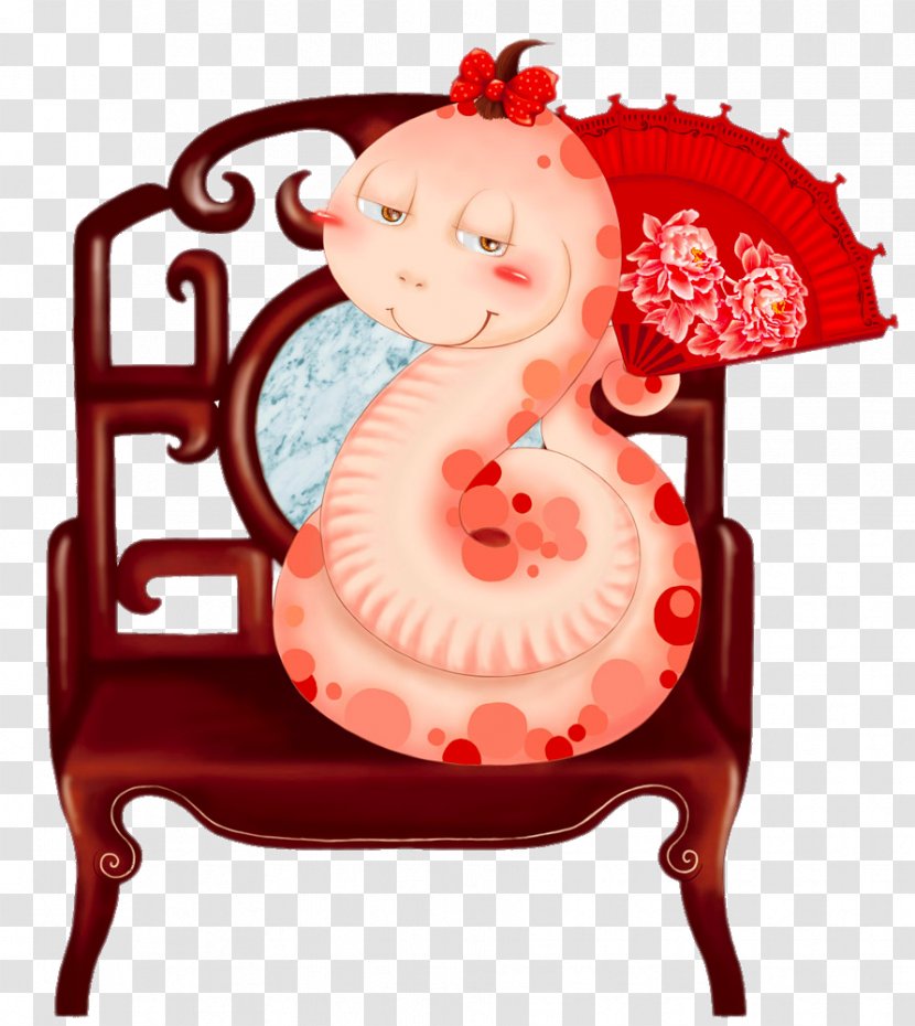Snake Charming Cartoon Tradition - Red - Seat On The Bench Transparent PNG