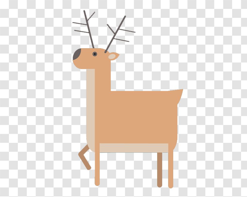 Reindeer Gratis - Lossless Compression - Deer Flat Transparent PNG