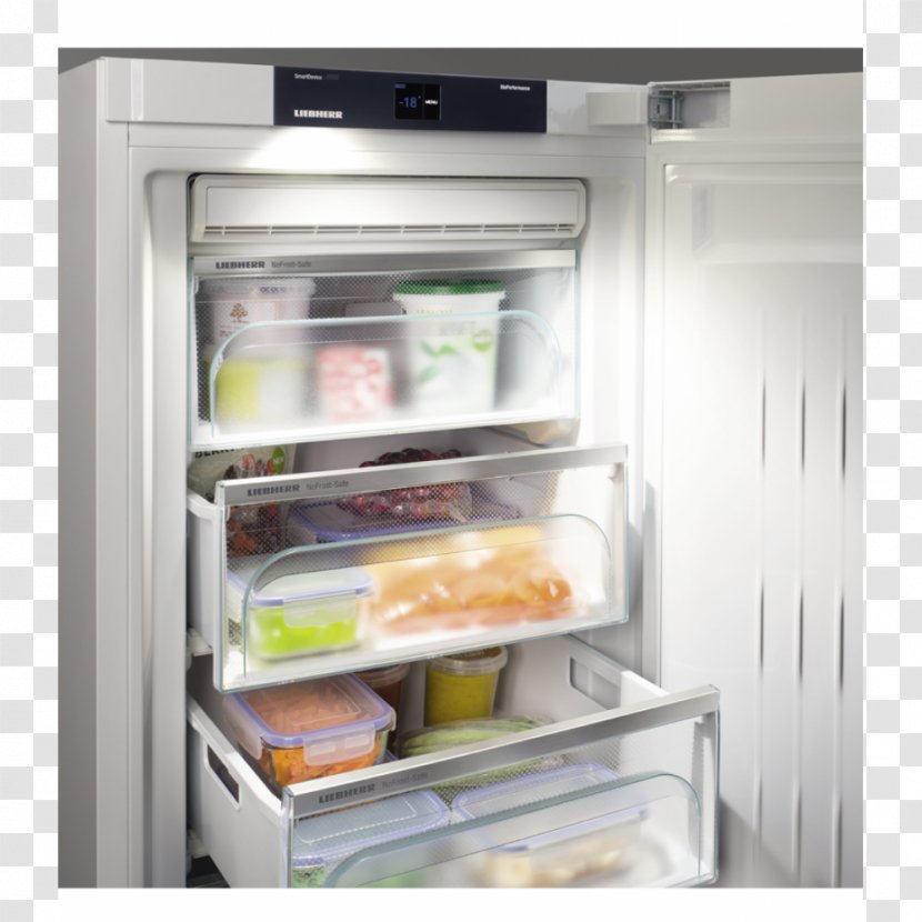 Refrigerator Liebherr Freezer Cm. 60 H 145 GNP 2303-21 BluPerformance Right Freezers Transparent PNG