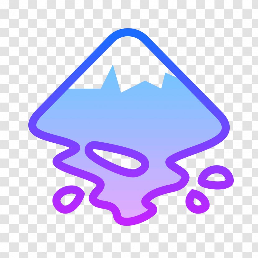 Clip Art Line Triangle - Purple - Inkscape Icon Transparent PNG