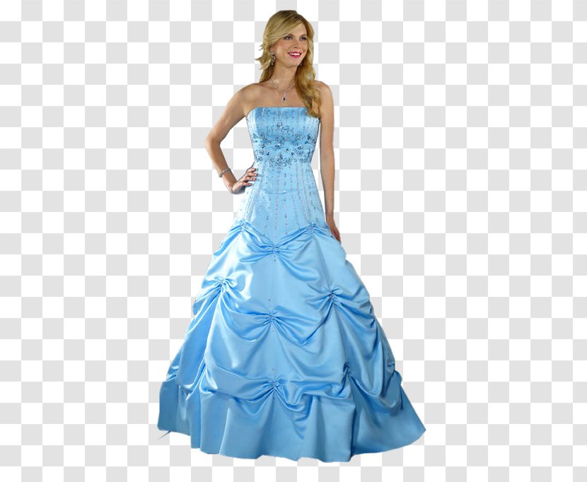 Wedding Dress Gown Woman - Turquoise Transparent PNG