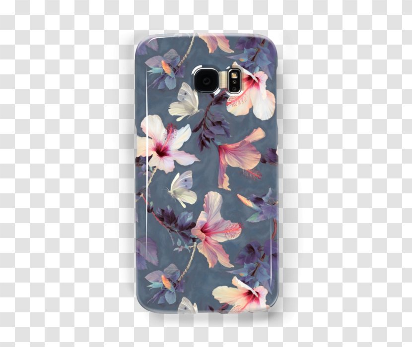 Floral Design Flower Rosemallows IPhone 7 - Mobile Phone Accessories - Butterfly Galaxy Transparent PNG