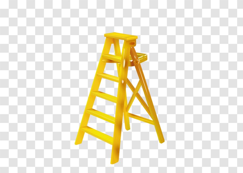 Ladder Stairs Download - Yellow Transparent PNG