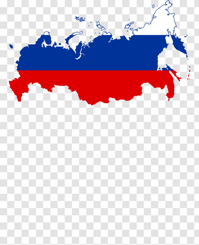 Flag Of Russia Map Stock Photography Transparent PNG