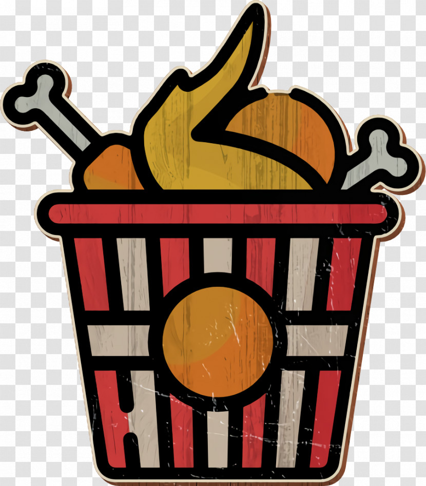 Fried Chicken Icon Fast Food Icon Chicken Icon Transparent PNG
