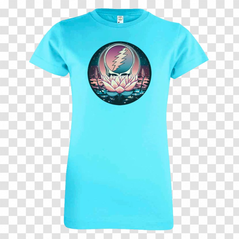 T-shirt Grateful Dead Steal Your Face Sleeve Bluza - Watercolor Transparent PNG