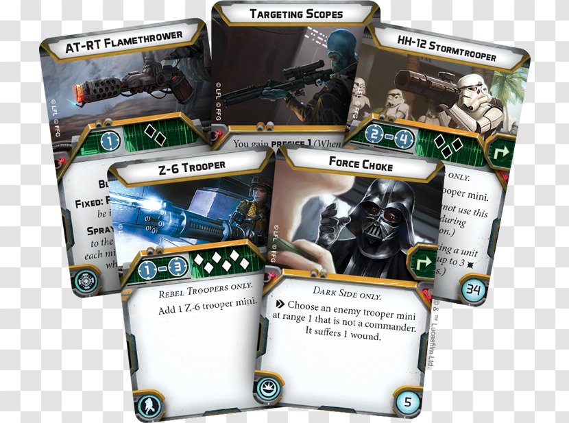 Star Wars Miniatures Battle Of Hoth Fantasy Flight Games - Board Game Transparent PNG