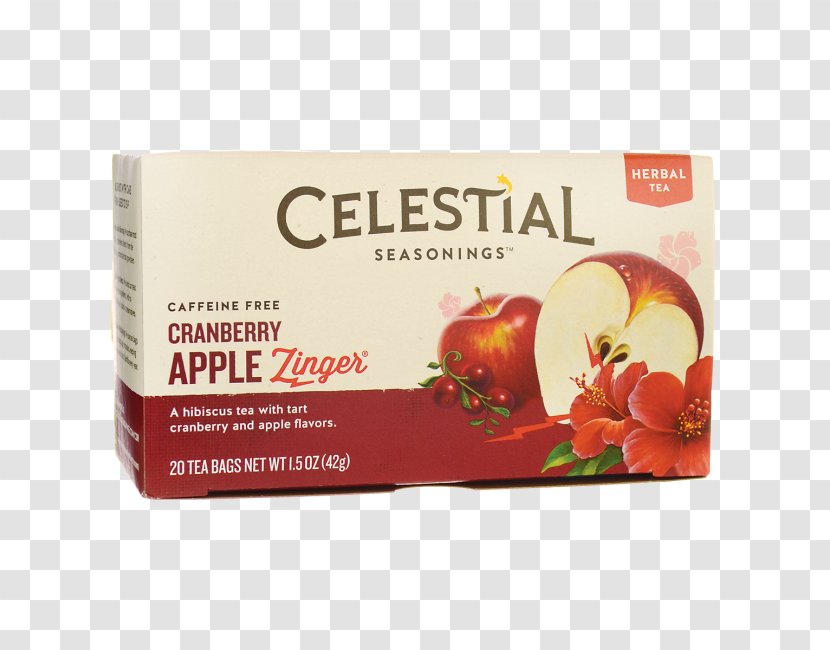Tea Bag Celestial Seasonings Food Cranberry - Decaffeination Transparent PNG
