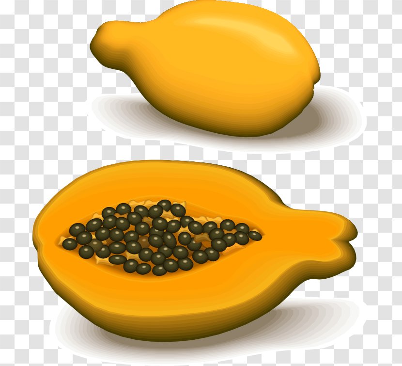 Papaya Fruit Clip Art Transparent PNG