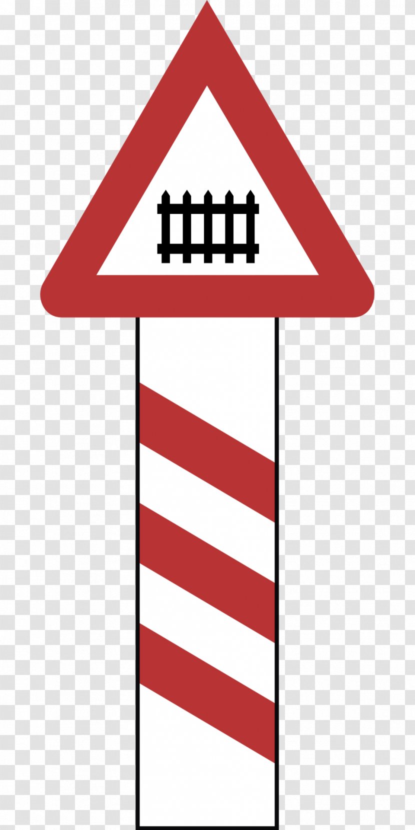 Rail Transport Level Crossing Download - Traffic Sign - Warning Transparent PNG