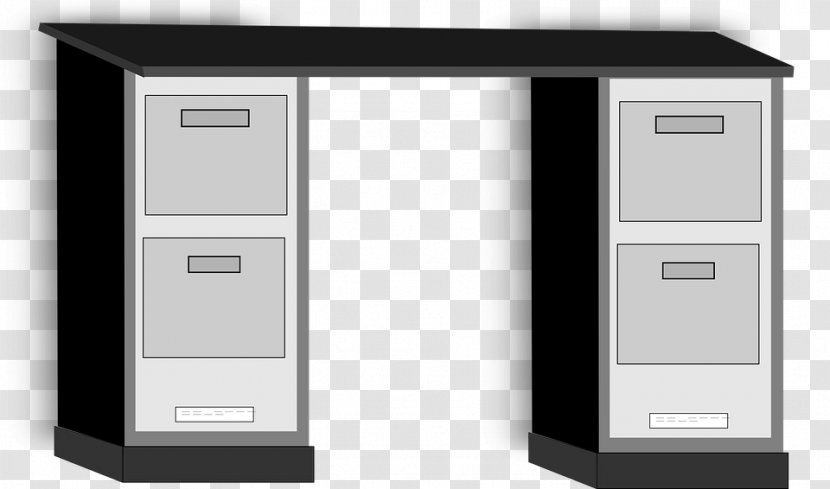 Table Desk Office Clip Art - Cabinetry Transparent PNG