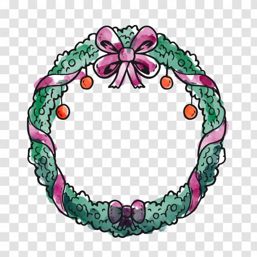 Christmas Wreath Garland Transparent PNG