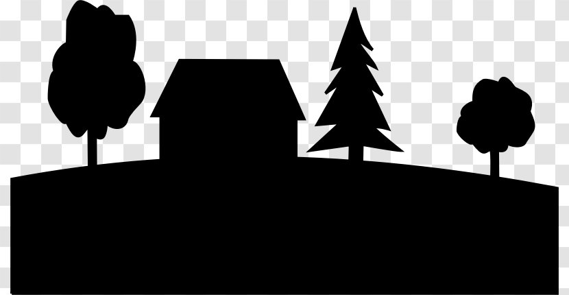 House Silhouette Building Clip Art - English Country Transparent PNG