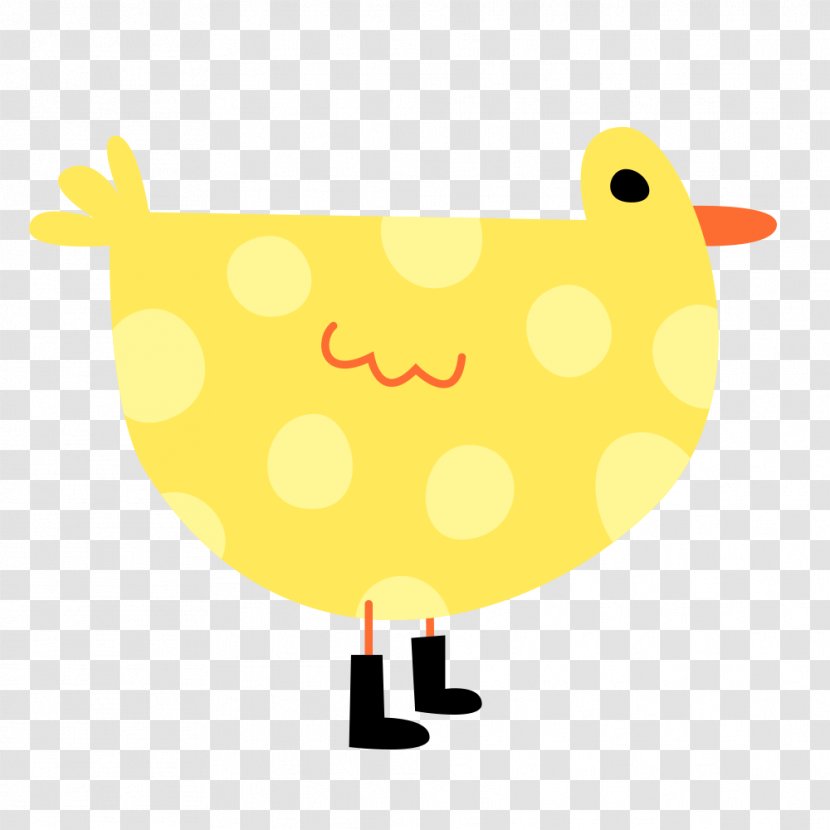 Bird Illustration - Concepteur - Painted Yellow Chick Material Transparent PNG