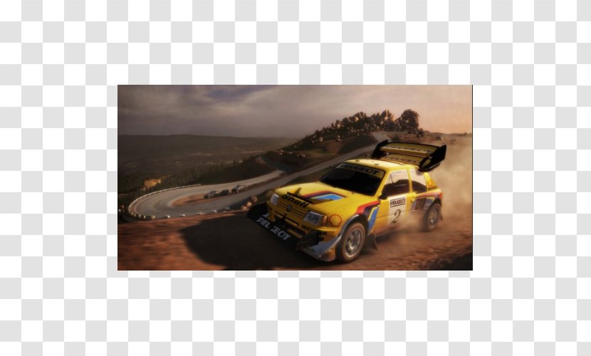 Dirt Rally Pikes Peak International Hill Climb Peugeot 205 405 208 T16 - Yellow - Car Transparent PNG