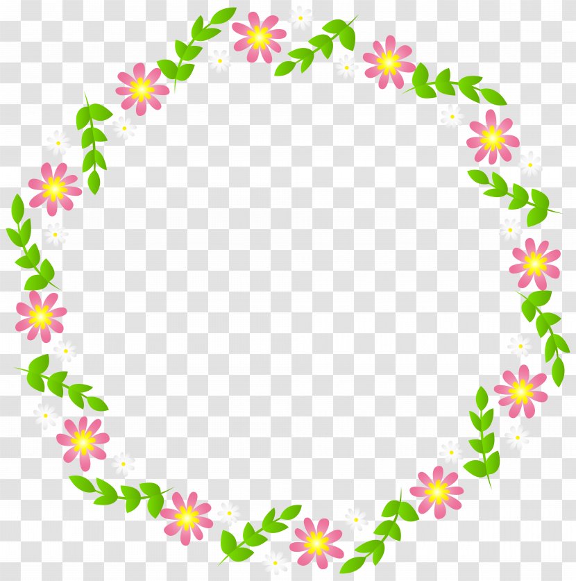 Art Clip - Yellow - Decorative Flower Wire Frame Transparent PNG