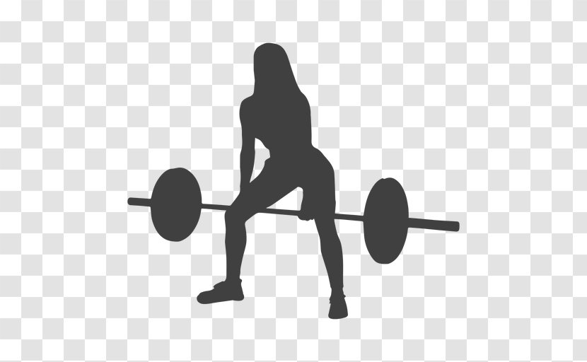 Barbell Silhouette Physical Fitness Drawing Deadlift Transparent PNG