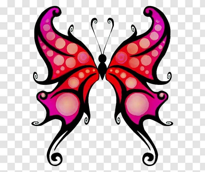 Butterfly Wing Moths And Butterflies Clip Art Pink - Pollinator Swallowtail Transparent PNG