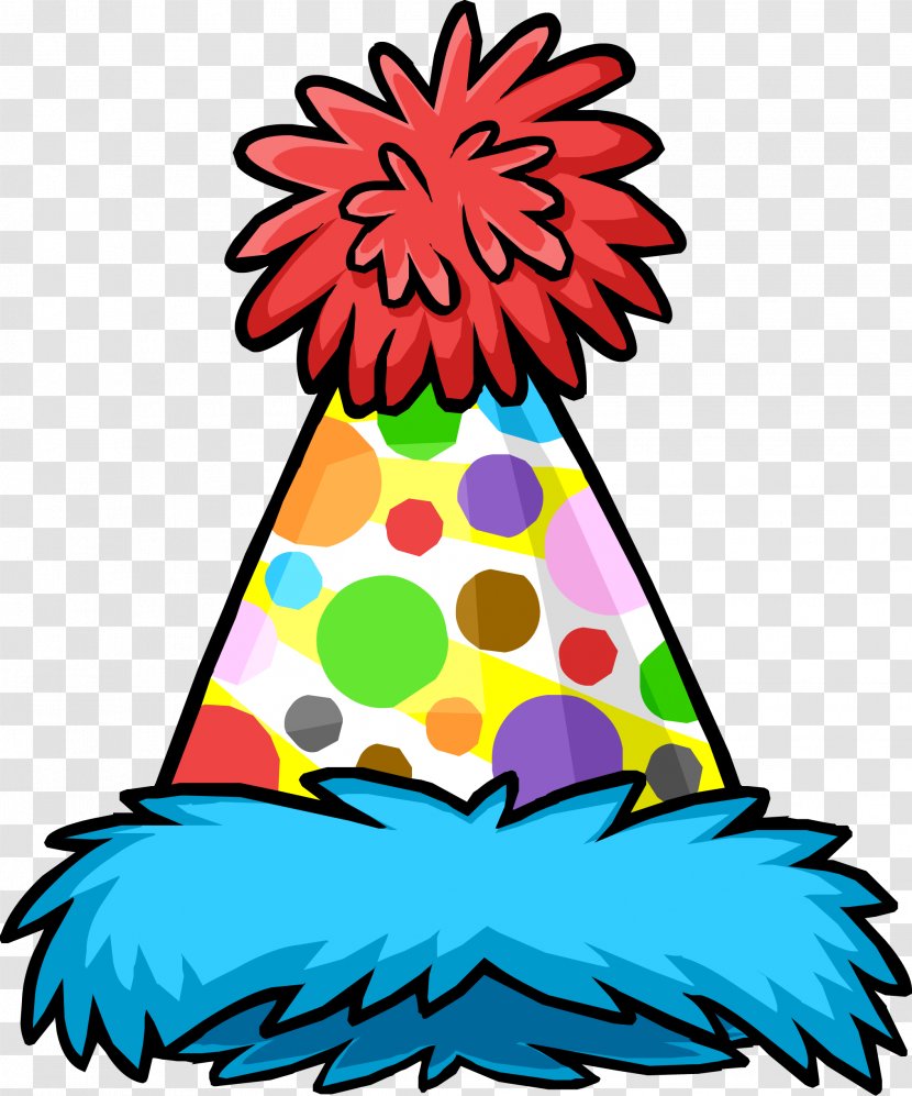 Club Penguin Party Hat Clip Art - Birthday Transparent PNG