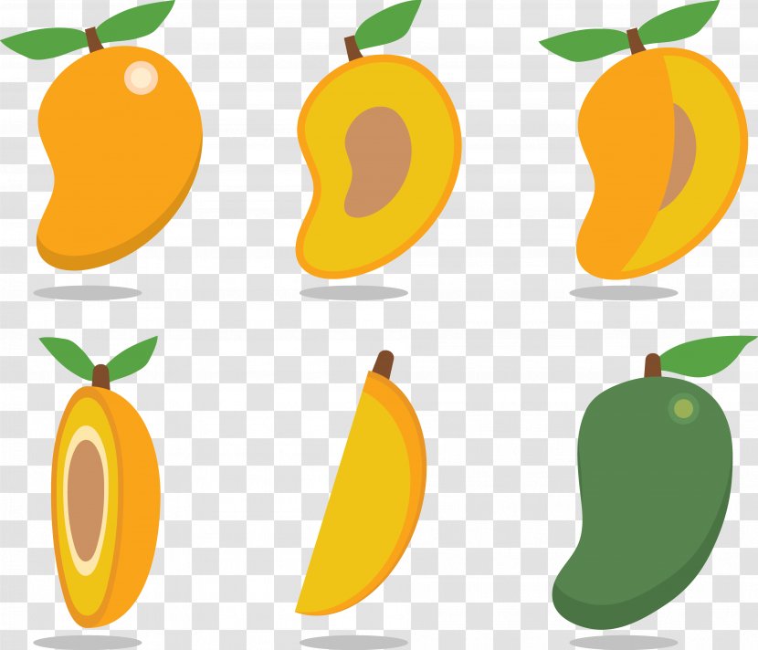 Mango Euclidean Vector Clip Art - Auglis - Sweet Fresh Tropical Fruit Transparent PNG