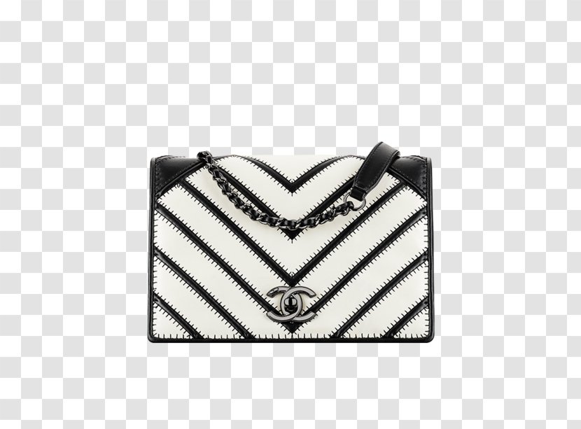 Handbag Chanel 2.55 Fashion - Black And White Transparent PNG