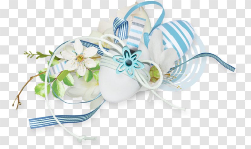 Easter Egg Clip Art - Blue - Text Box Flower Transparent PNG