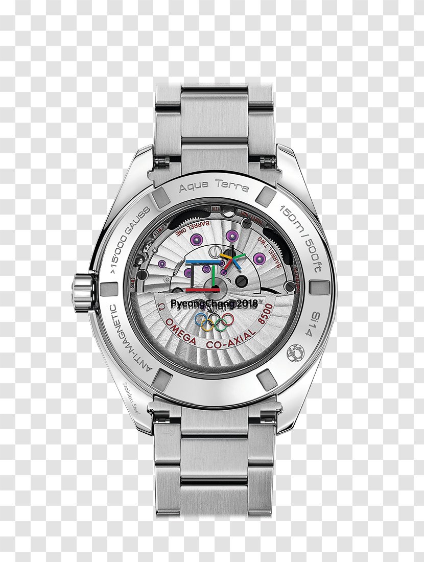 2018 Winter Olympics Pyeongchang County Ryder Cup Olympic Games Omega SA - Silver - Watch Transparent PNG
