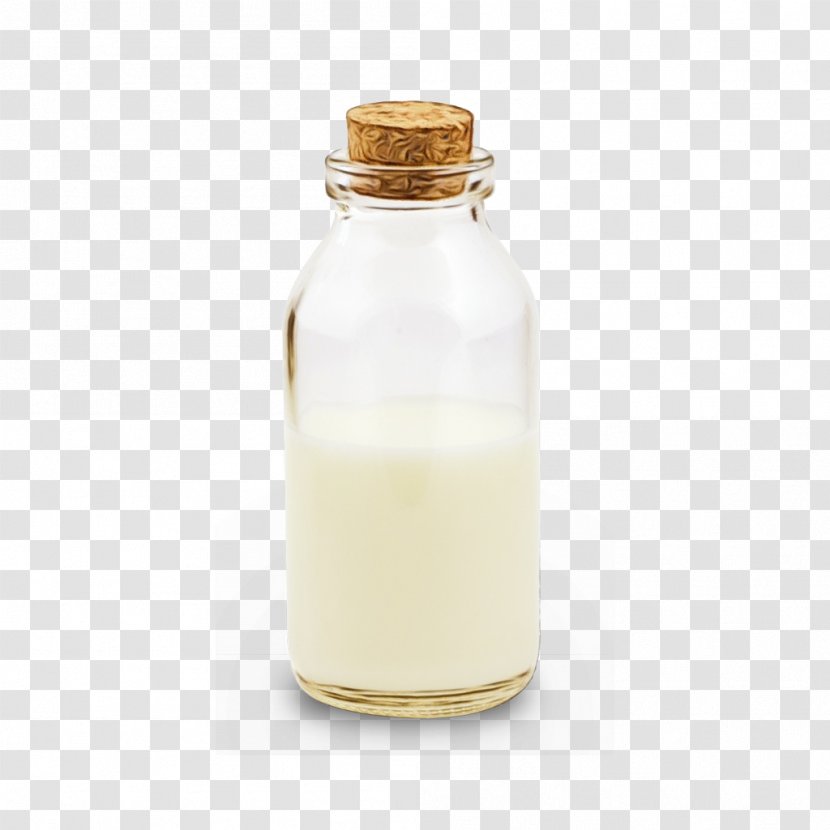 Watercolor Liquid - Glass - Water Bottle Milk Transparent PNG