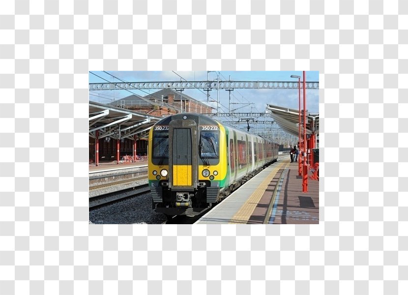 Railroad Car Train Rail Transport Siemens Desiro British Class 350 Transparent PNG