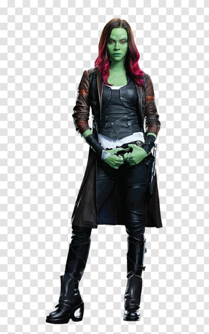Gamora Guardians Of The Galaxy Vol. 2 Zoe Saldana Star-Lord Standee - Flower - Karen Gillan Transparent PNG