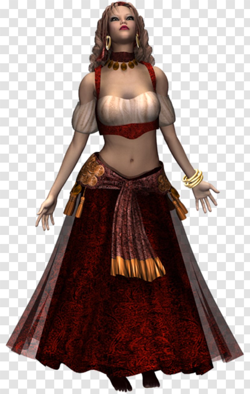 Costume Design Maroon - FIRE DANCE Transparent PNG