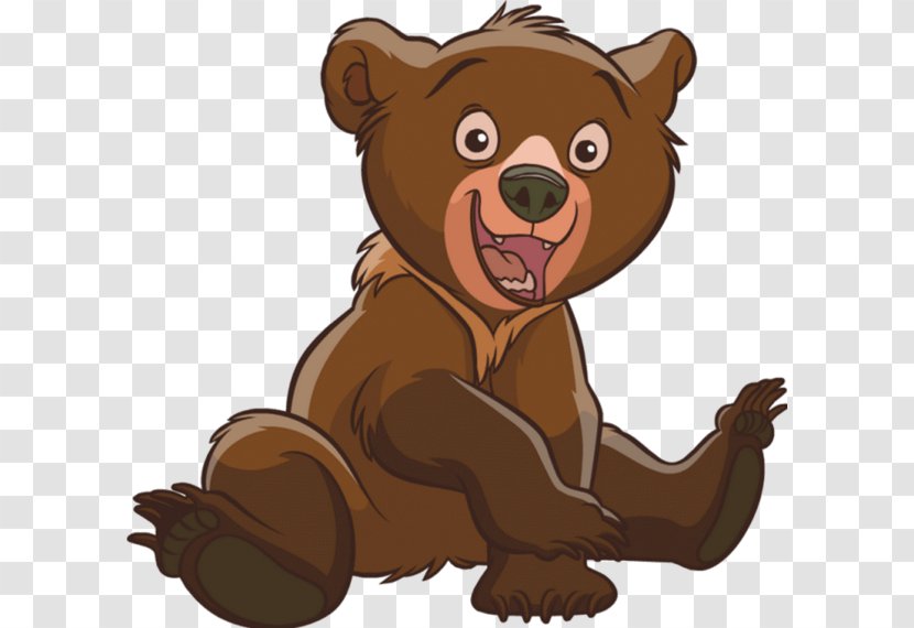 Bear Cartoon - Grizzly - Animation Animal Figure Transparent PNG