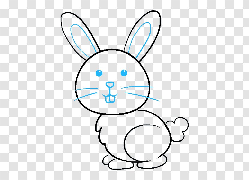 Hare Bugs Bunny Rabbit Drawing Easter - Vertebrate Transparent PNG