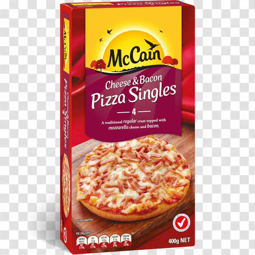 Pizza Cheese McCain Foods Submarine Sandwich - Bacon Transparent PNG
