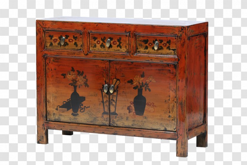 Buffets & Sideboards Chinese Furniture Drawer Chiffonier - Cartoon - Wood Transparent PNG