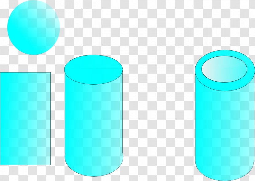Cylinder Turquoise - Design Transparent PNG