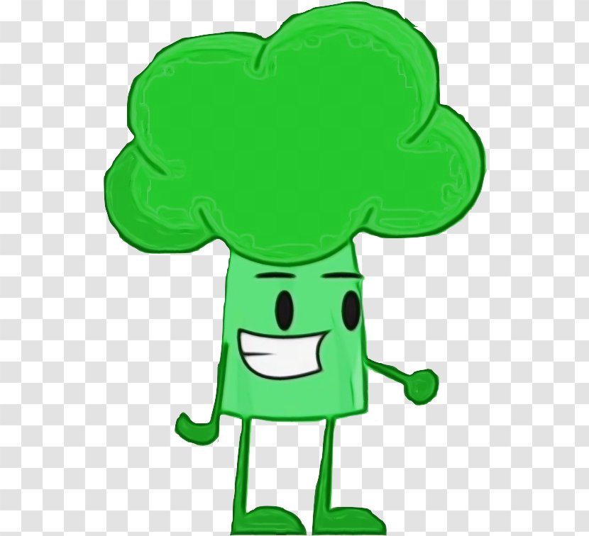 Green Cartoon Clip Art Fictional Character Broccoli - Plant Symbol Transparent PNG