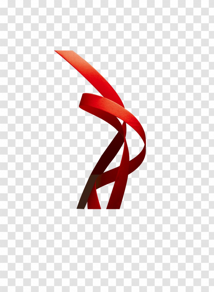 Red Ribbon - Computer Graphics Transparent PNG