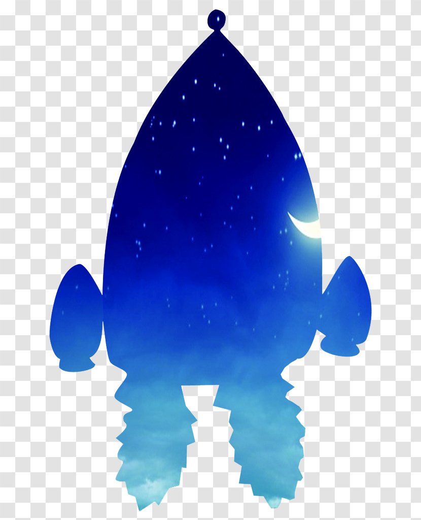 Rocket Icon - Blue Transparent PNG