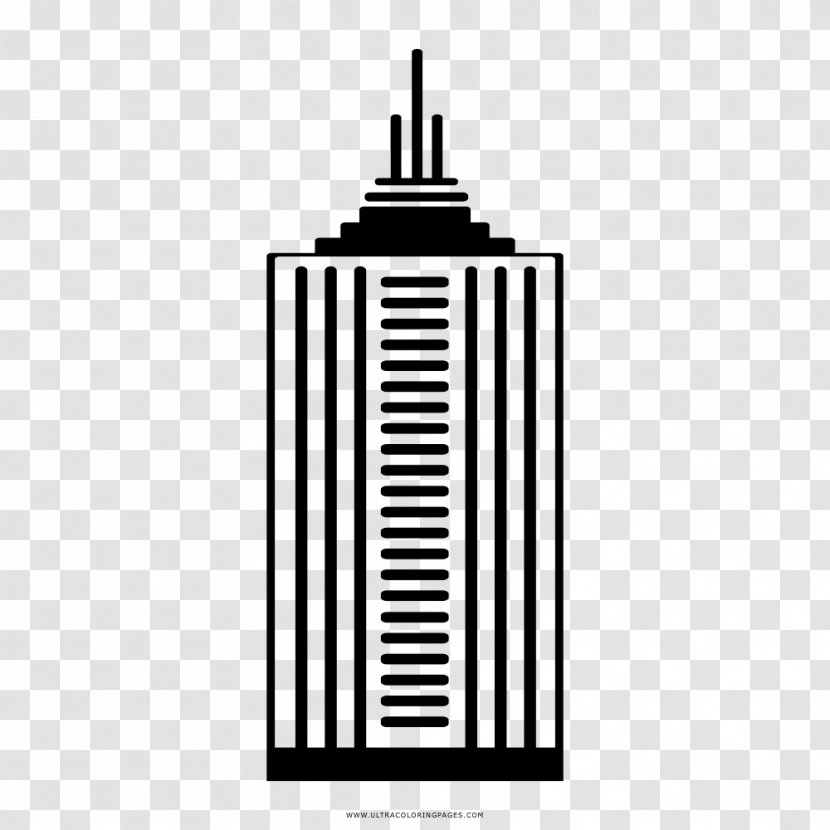 Coloring Book Drawing Skyscraper Building - Game Transparent PNG