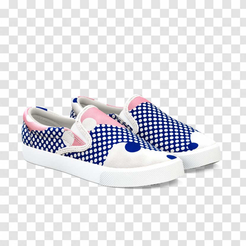 Sneakers Polka Dot Slip-on Shoe Sportswear - Running - Design Transparent PNG