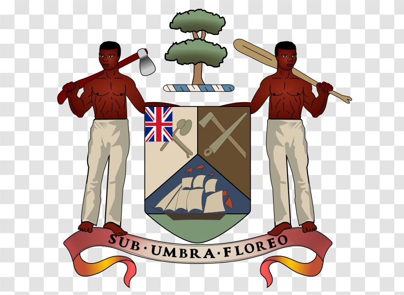 British Honduras Coat Of Arms Belize The Solomon Islands - Ha - Flag Transparent PNG