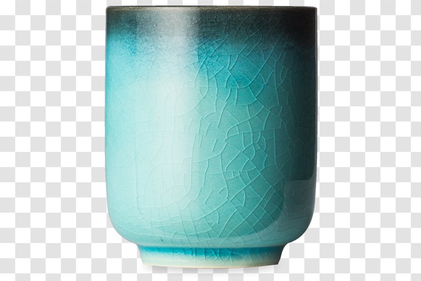 Glass Vase Turquoise - Teal - Teacup Transparent PNG