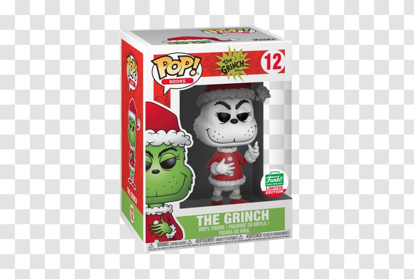 How The Grinch Stole Christmas! Funko Action & Toy Figures Collectable - Red Transparent PNG